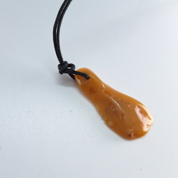 Australian natural boulder opal pendant with leather necklace - Picture 4 of 11